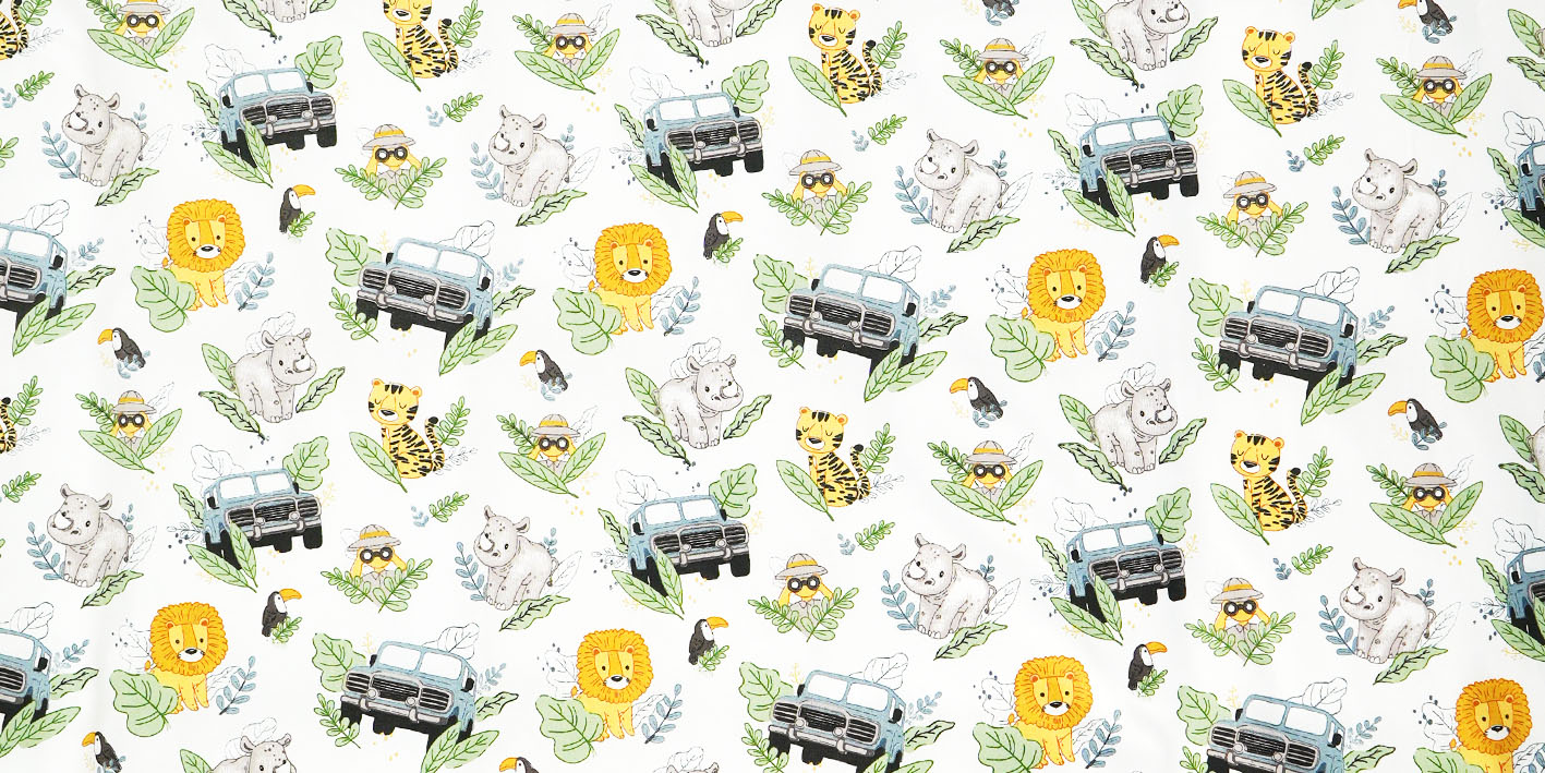 prześcieradło 80x160 rajd safari